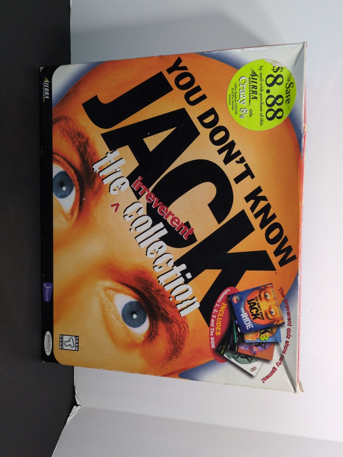 You Don't Know Jack The Irreverent Collection PC Big Box Game Sierra 1998 SEALED