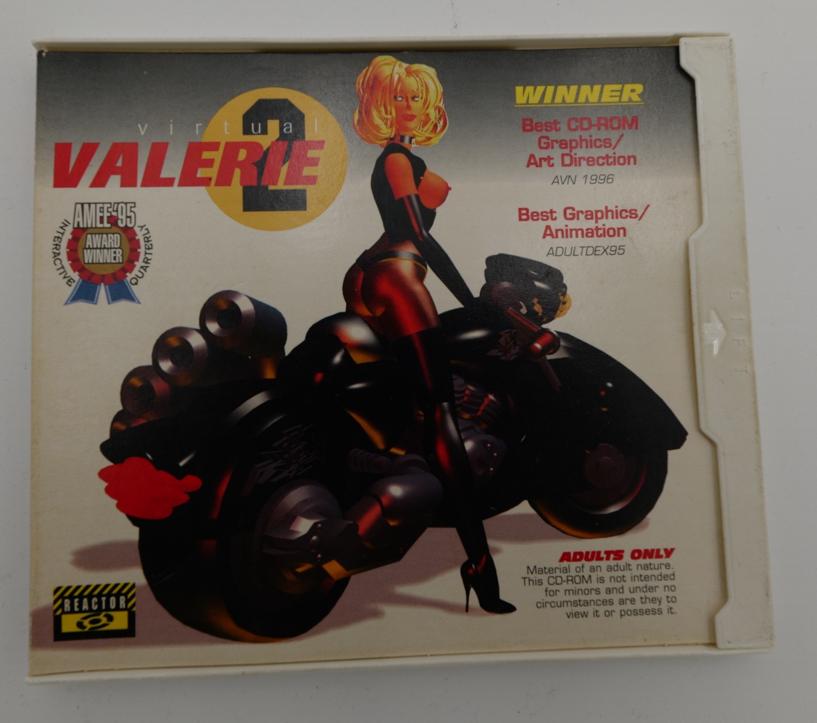 Virtual Valerie 2 (PC CD-ROM/MAC) Mike Saenz 1995 Game for Windows 3.1