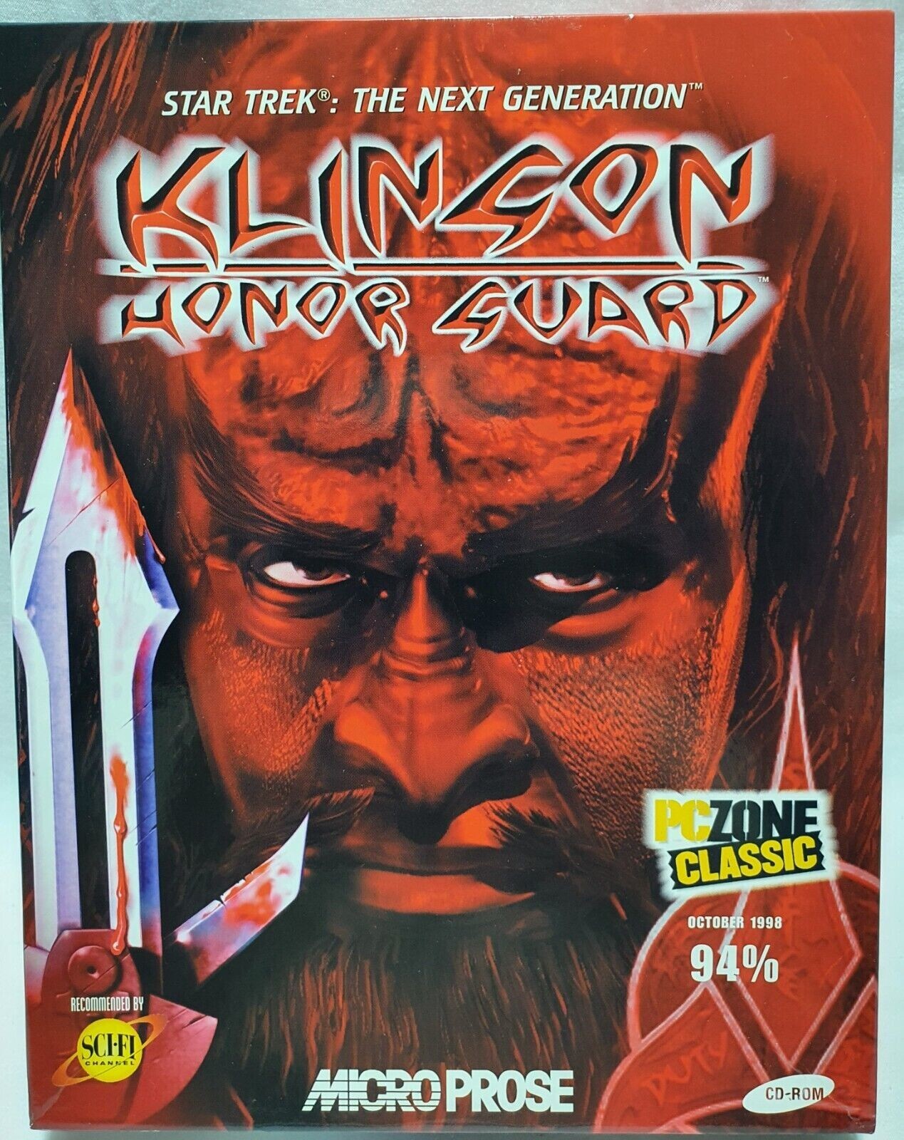 Star Trek: The Next Generation Klingon Honor Guard PC CD-ROM BIG BOX NEW reseale
