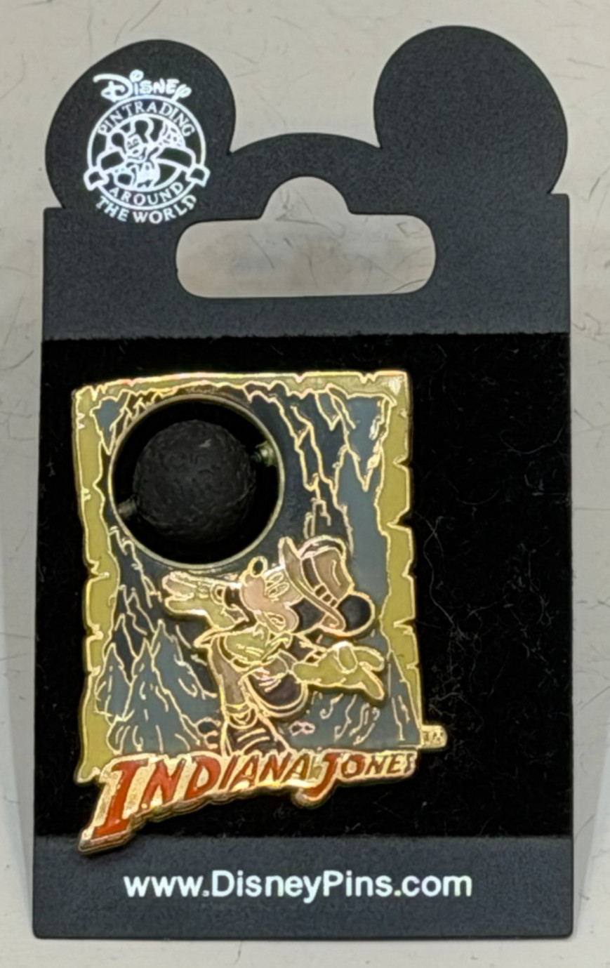 Disney Mickey as Indiana Jones - Indiana Jones Adventure - Rolling Boulder Pin