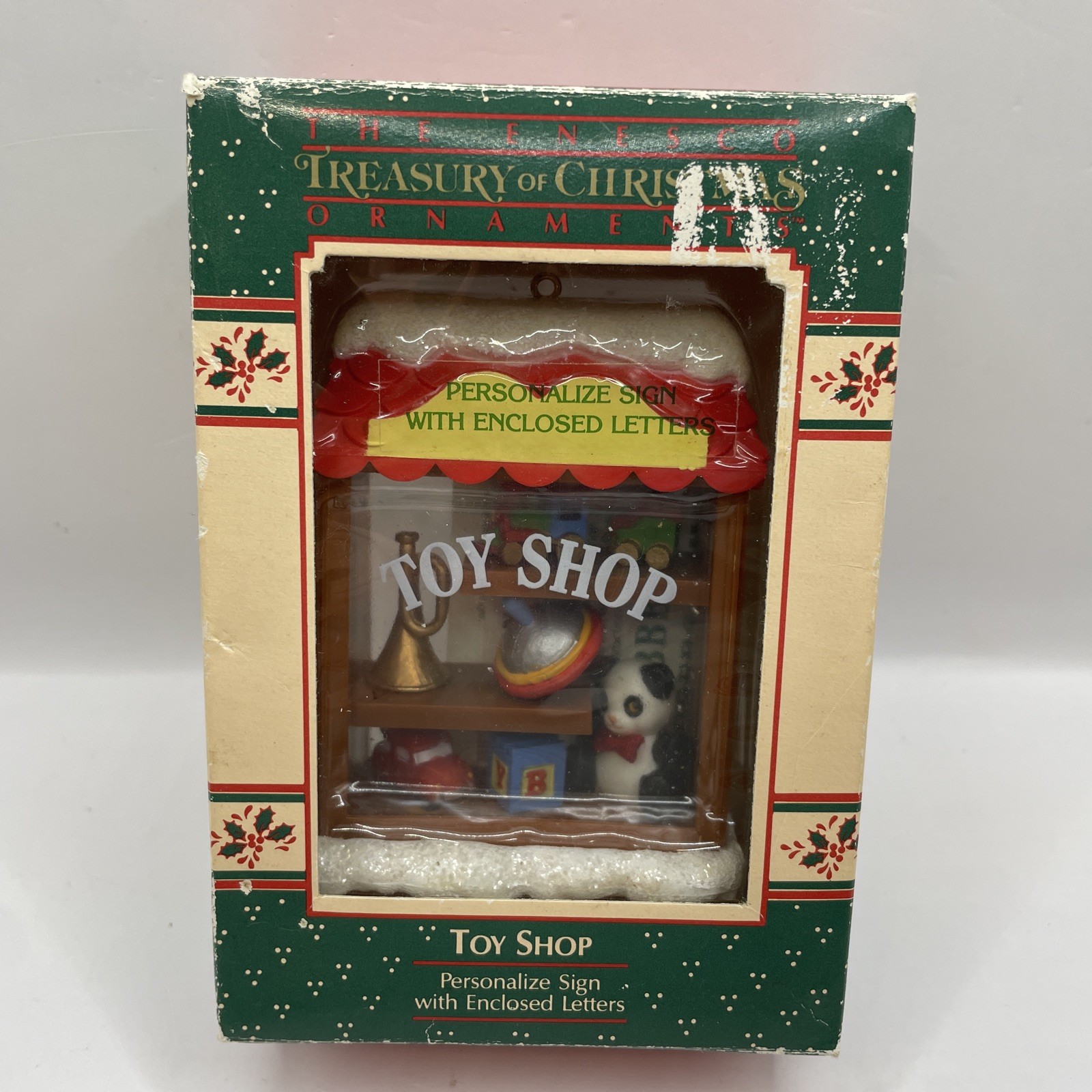 Enesco Treasury of Christmas Ornaments ~ Toy Shop 1983 NIB