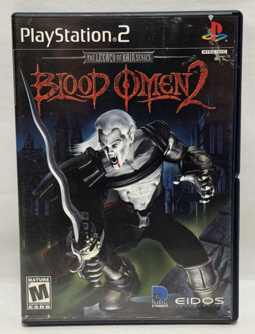 Blood Omen 2: The Legacy of Kain Series w/Original Manual - PlayStation 2