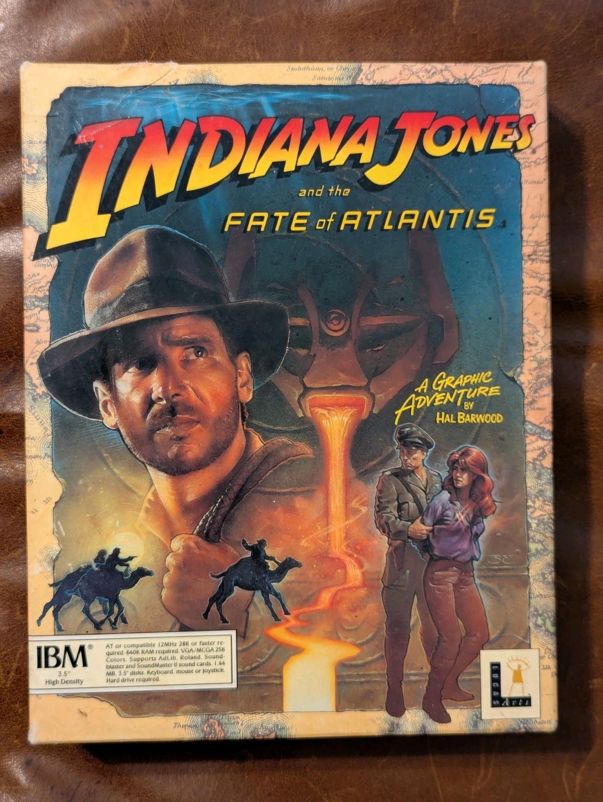 Indiana Jones And The Fate Of Atlantis IBM Floppy (CIB)