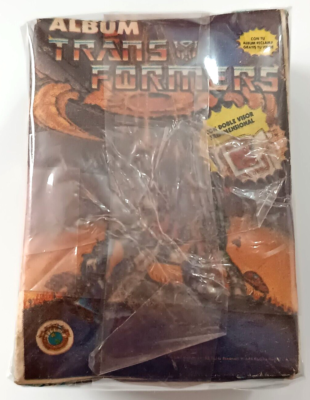 BOX TRANSFORMERS Navarrete Cromo - 50 SEALED PACK PERU 1987 Optimus Prime RARE