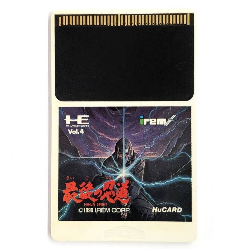 SAIGO NO NINDO Ninja Spirit NEC PC Engine Hu Card Video Game Import Japan