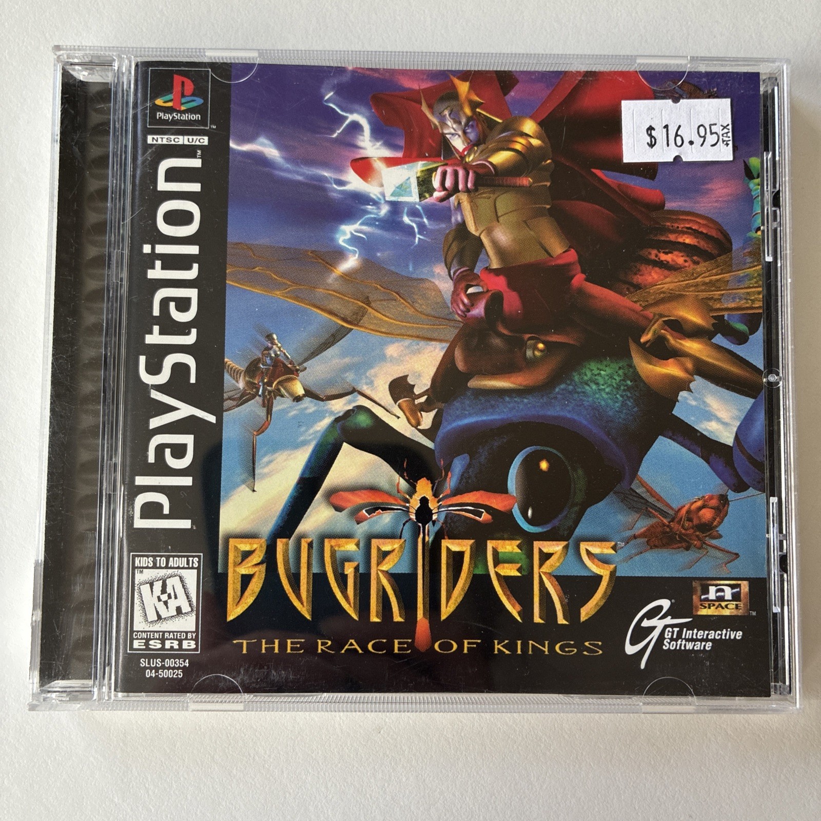 Playstation BugRiders: The Race of Kings - Complete Disk w/Manual PS1 *VERY GOOD