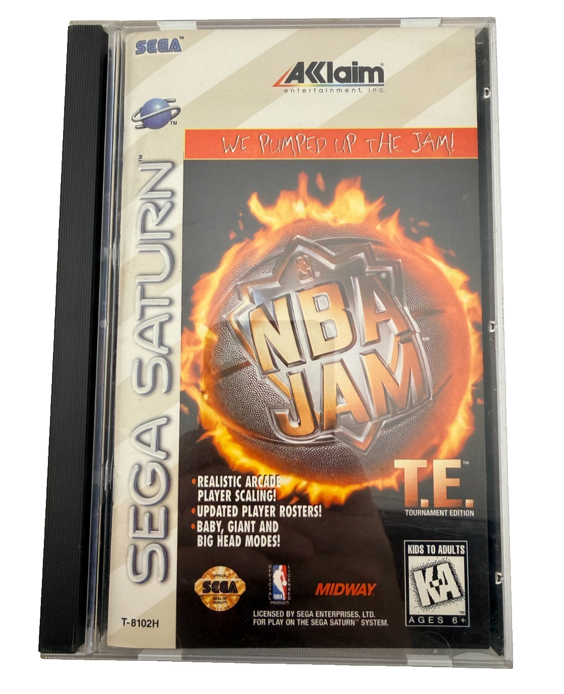 Saturn - NBA Jam T.E. Tournament Edition Sega Saturn, 1995 Complete CIB