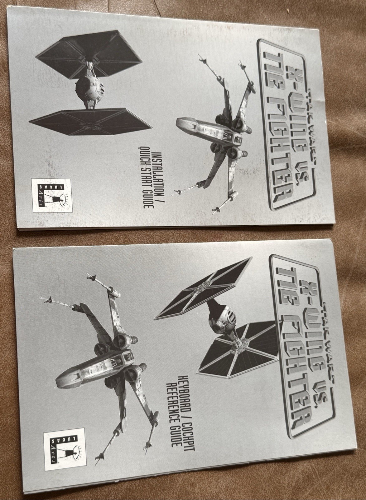 Star Wars X-Wing vs. TIE Fighter Manuals Set (1997 LucasArts) – Excellent Cond 