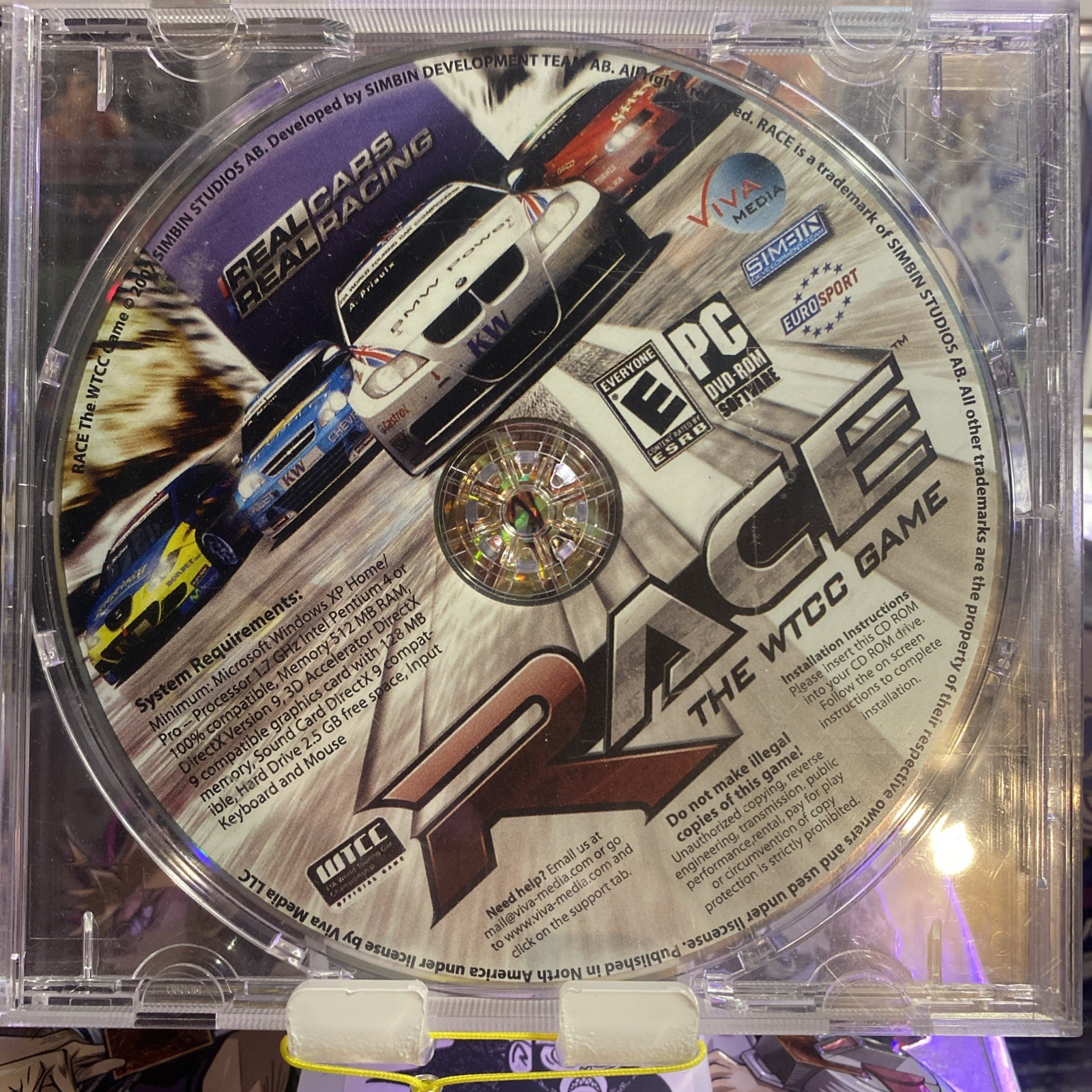 RACE THE WTCC GAME PC DVD-ROM 2007