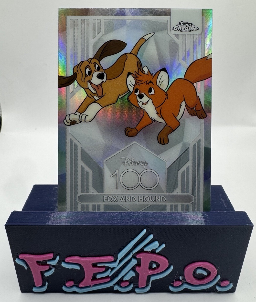 2023 Topps Chrome Disney 100 Refractor Fox And Hound #32