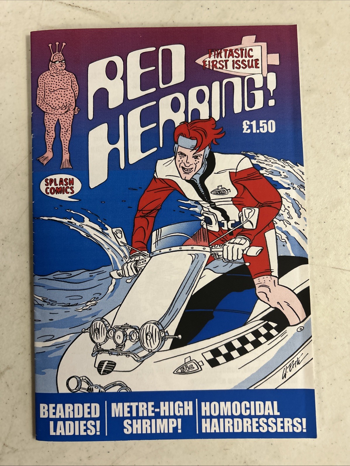 Red Herring #1 (Splash Comics UK 1997) William Potter FN Rare Comic Book