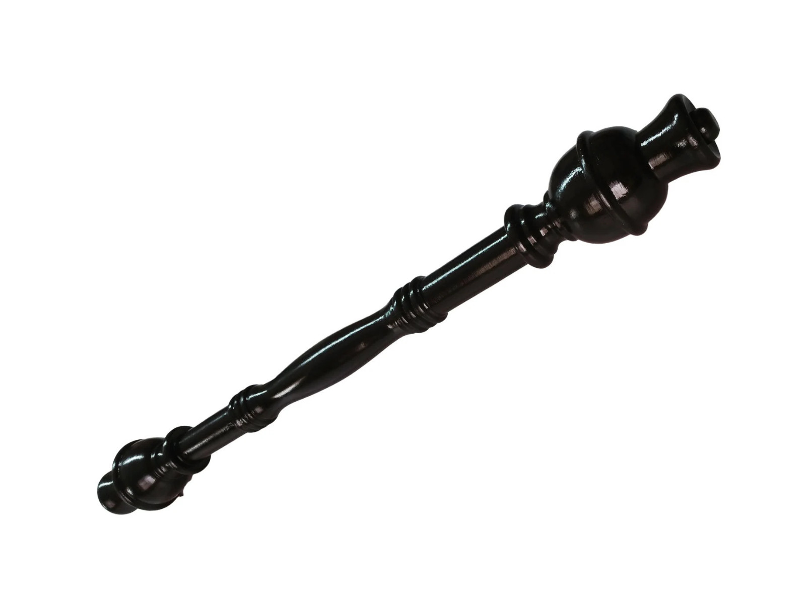 Antique Masonic Templar Marshals Ebony Scepter stick
