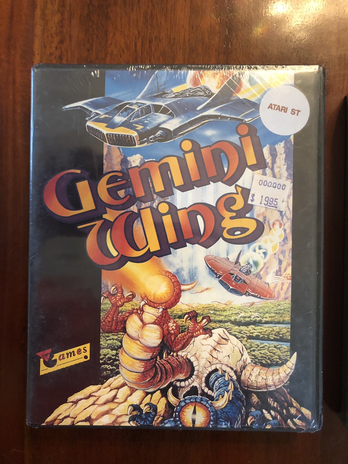 Atari ST - Gemini Wing Brand New Sealed Tecmo Virgin Mastertronic 1989