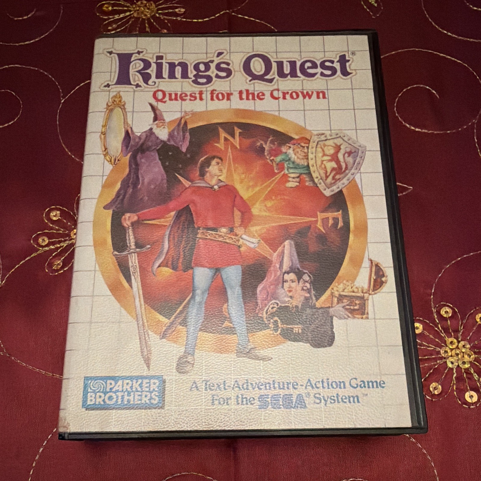 King's Quest: Quest for the Crown (1989, Sega Master System) Boxed, NTSC