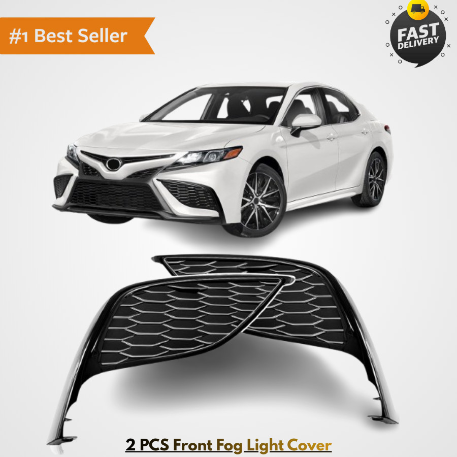 Toyota Camry SE XSE Fog Light Cover Trim 2021-2023 Front Bumper