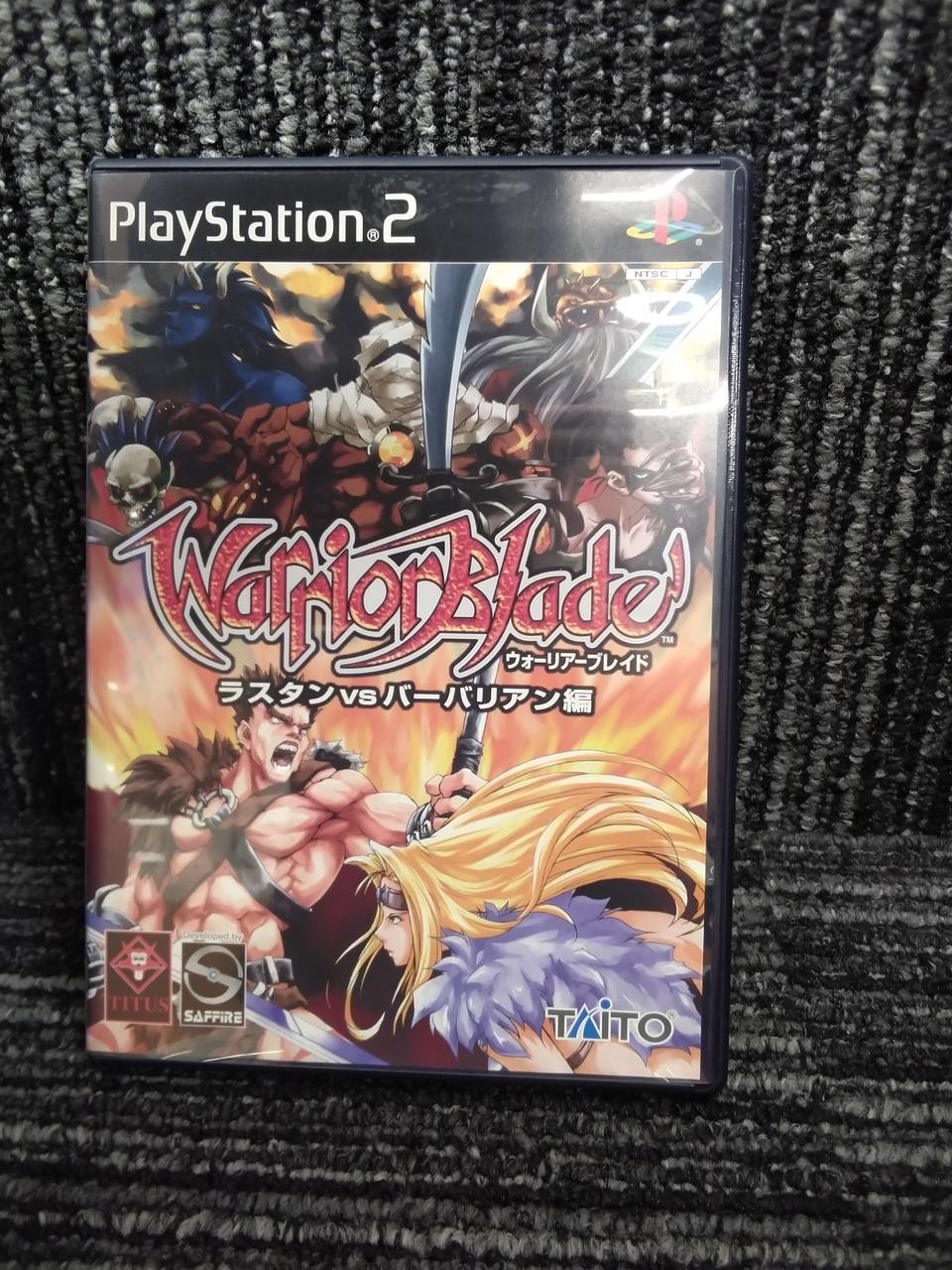 TAITO Warrior Blade Lastan VS Barbarian Edition PS2 software PlayStation2
