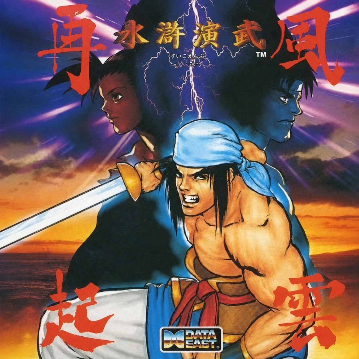 Data East Water Margin Martial Arts: Storms Rise Again Arts Storm Rising