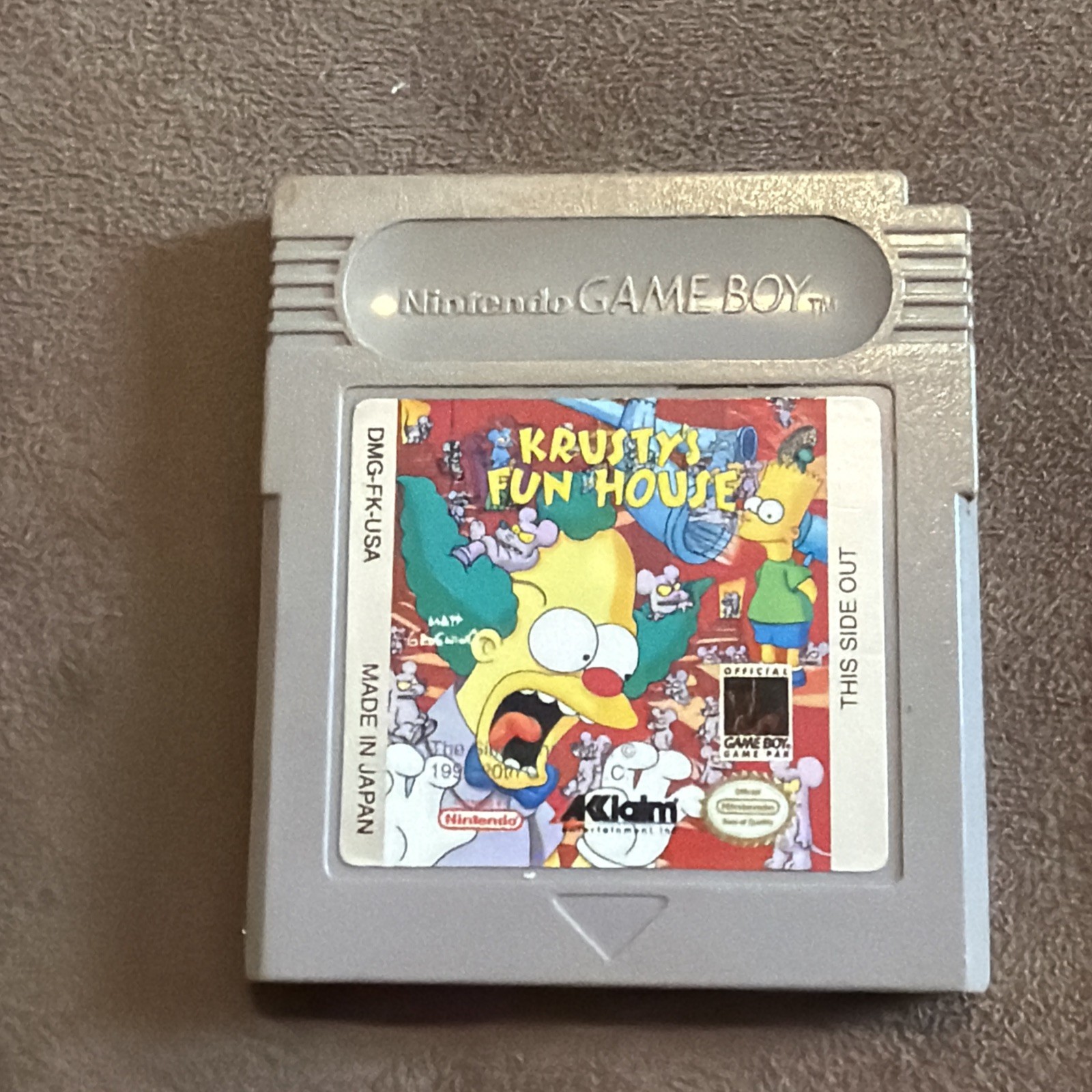 Krusty's Fun House (Nintendo Game Boy, 1993)