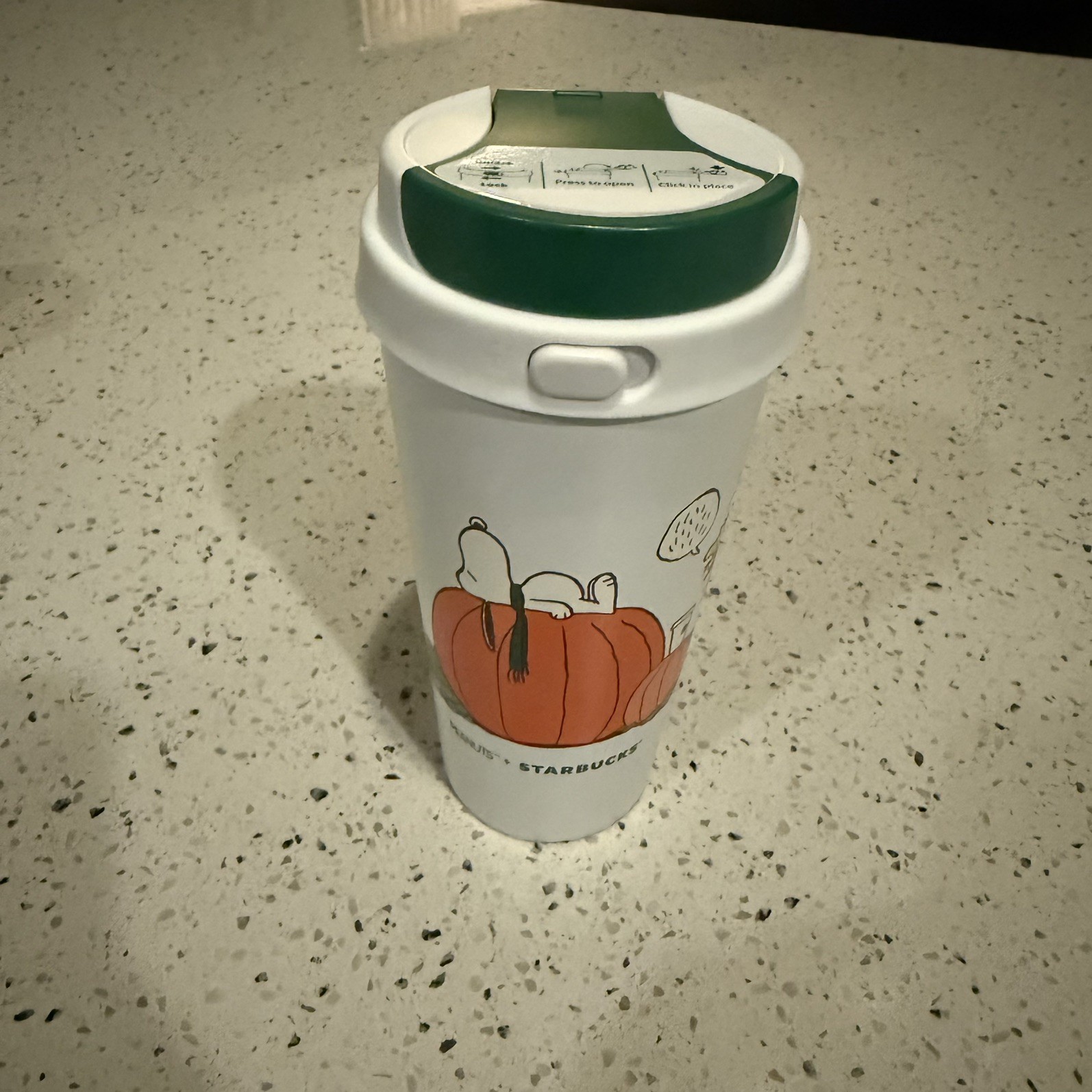 Genuine Starbucks x Peanuts Snoopy The Great Big Pumpkin Tumbler ready to ship