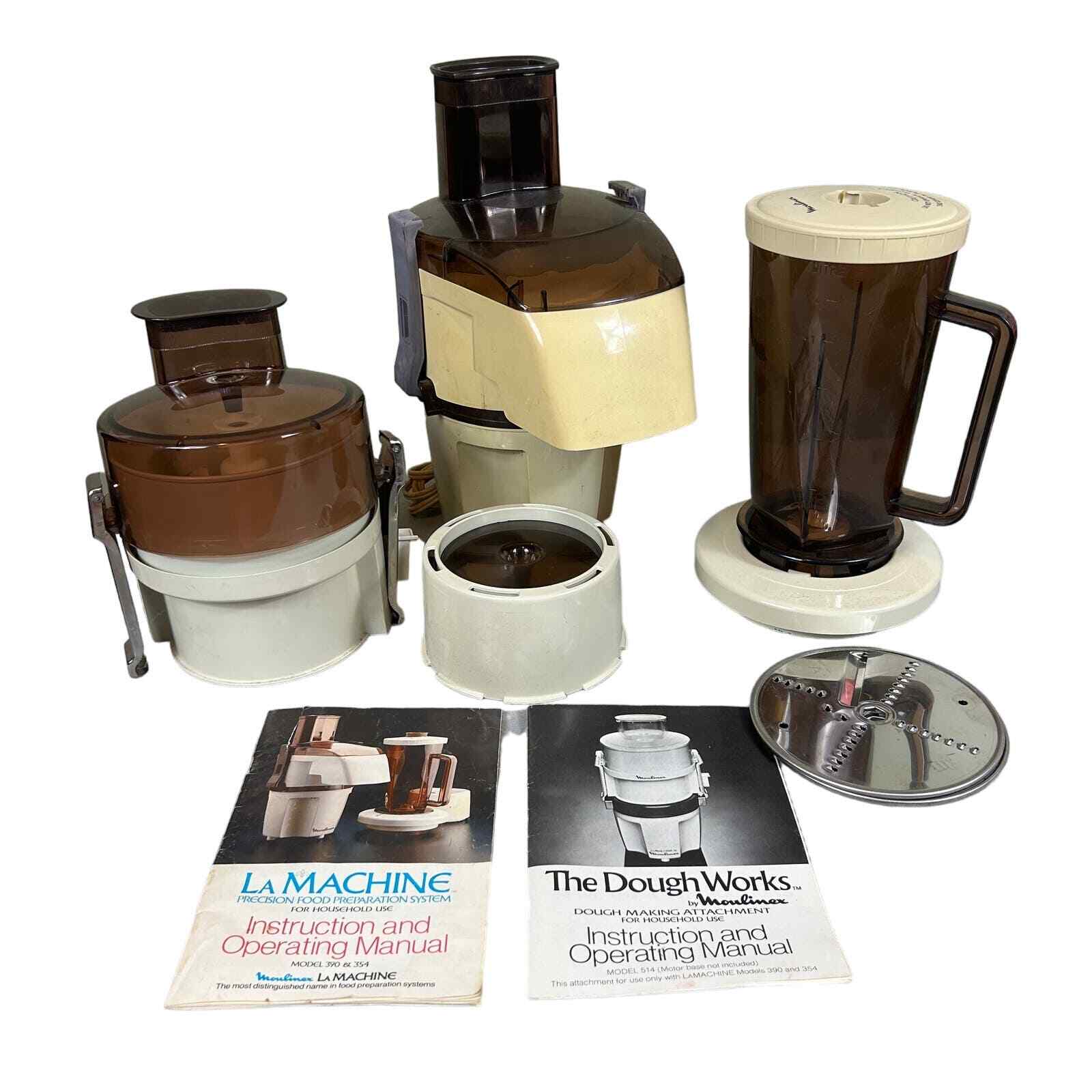 Moulinex La Machine Food Processor & The Dough Works Attachment TESTED w/ Blades