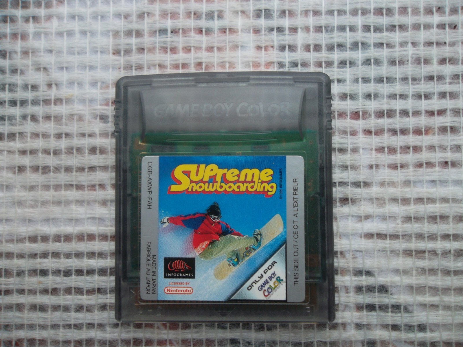 Game Boy Color / GB Color Game Supreme snowboarding original * Nintendo