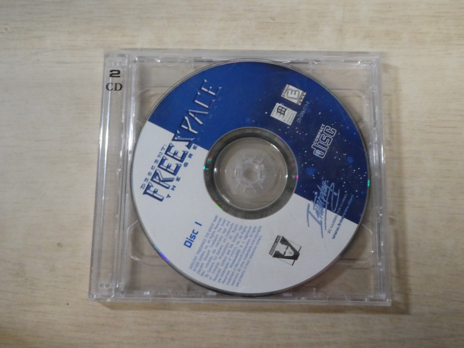 Descent FreeSpace The Great War PC CD Rom 1998 Interplay 2 Disc Set No Art
