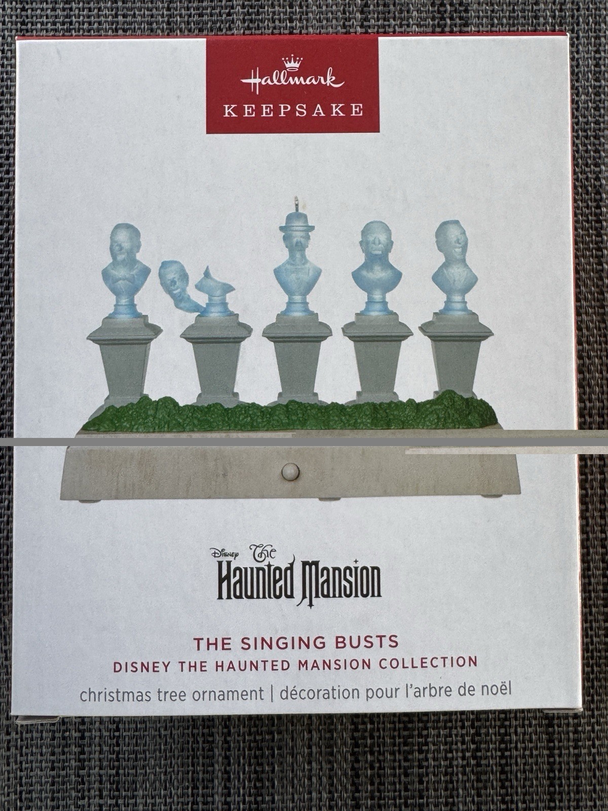 HALLMARK 2024 THE SINGING BUSTS  THE HAUNTED MANSION DISNEY ORNAMENT