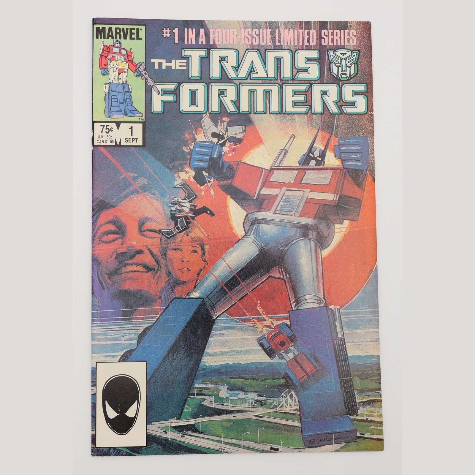 The Transformers #1 Marvel 1984 Optimus Prime Key 1st Print Limited Series
