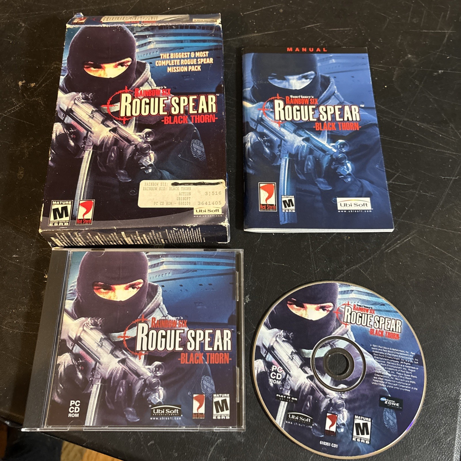 Tom Clancy's Rainbow Six: Rogue Spear - Black Thorn 2001 CD Is Flawless