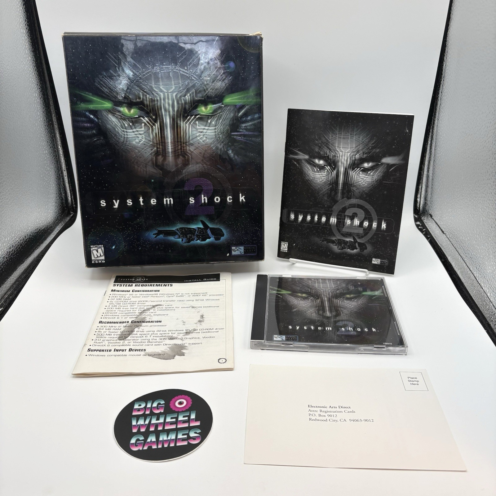 System Shock 2 (PC, 1999) Original Holofoil Release - Complete in Box - Big Box