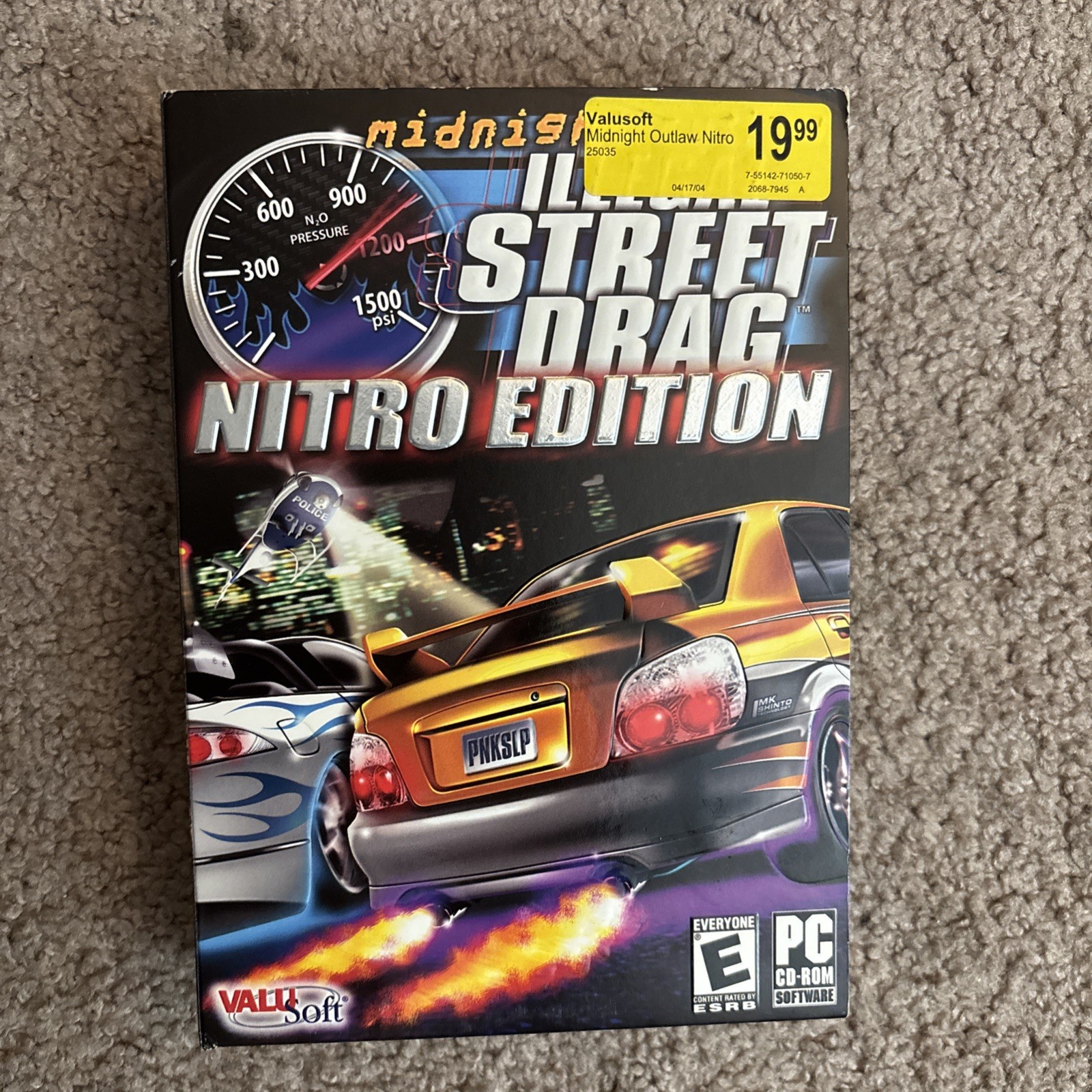 Midnight Outlaw: Illegal Street Drag - Nitro Edition (PC, 2003) Brand New Sealed