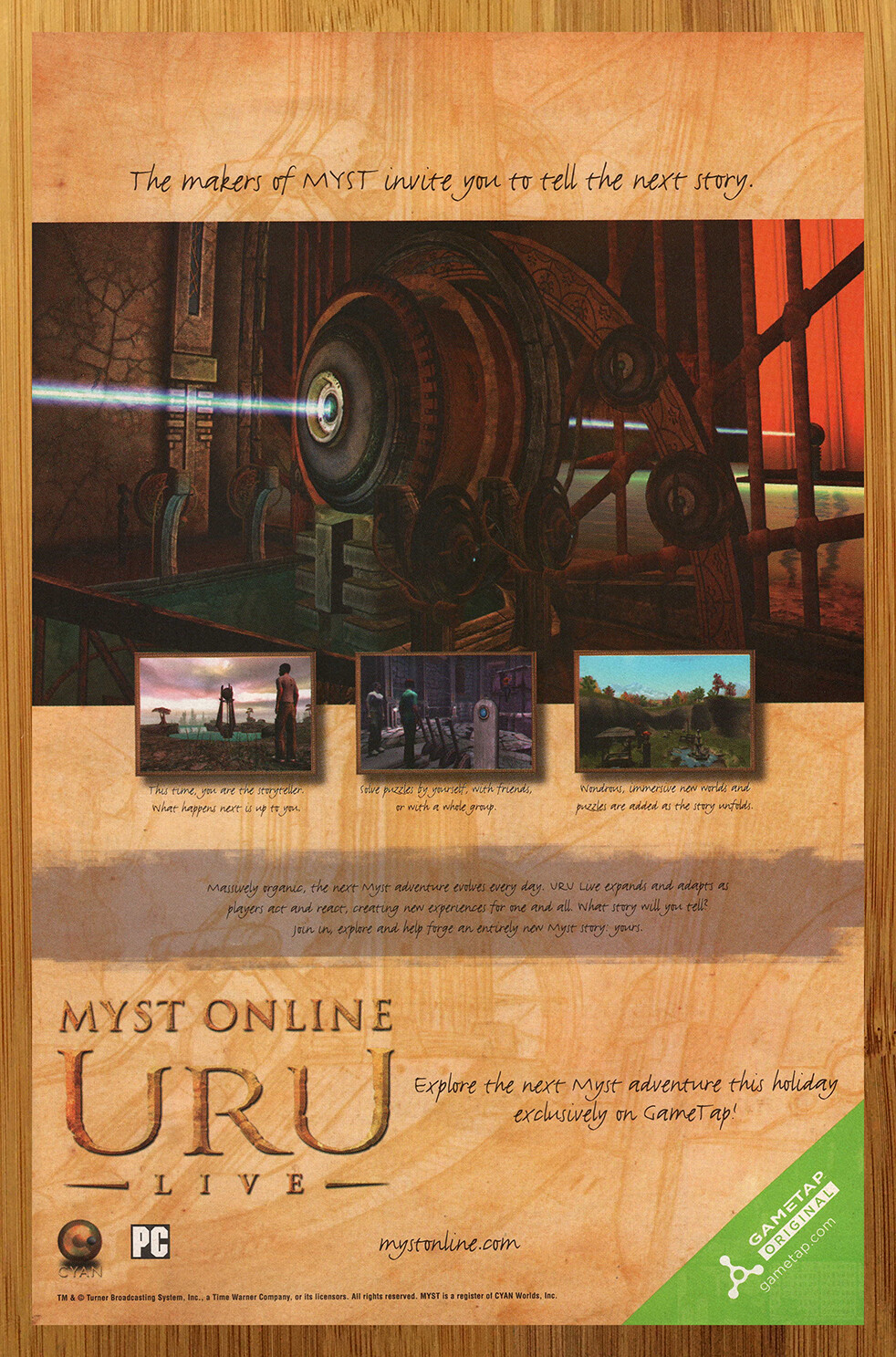 2006 MYST Online Uru Live PC Print Ad/Poster Official Video Game Promo Wall Art