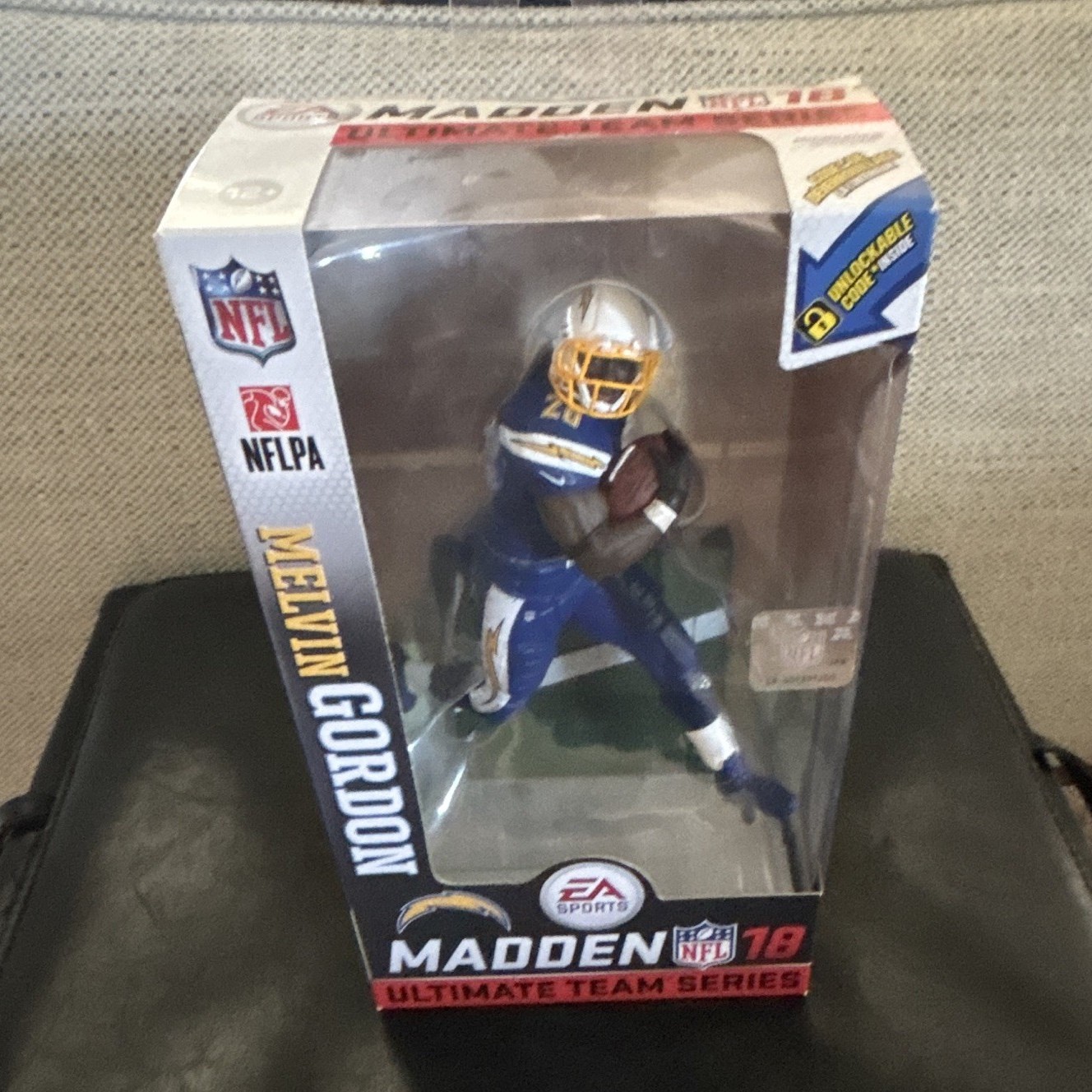 EA Sports NFL Madden 18 Ultimate Team Melvin Gordon Figure Unopened