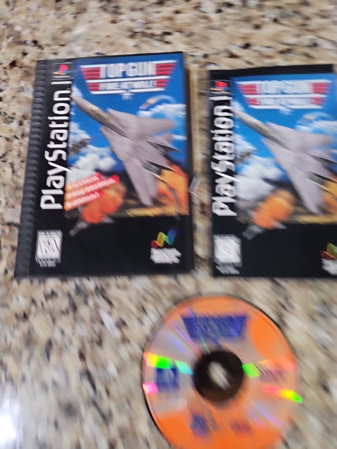 Top Gun: Fire at Will PlayStation 1 PS1 Complete CIB Long Box w/ Manual