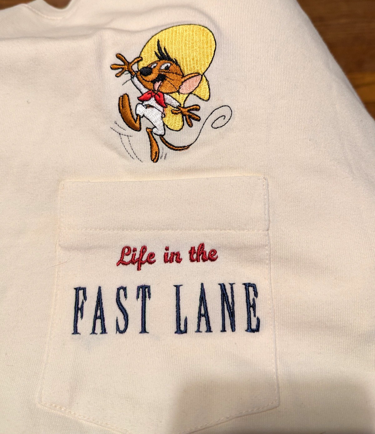 Speedy Gonzales Warner Bros Looney Tunes Embroidered Shirt XXL 1998 NWT
