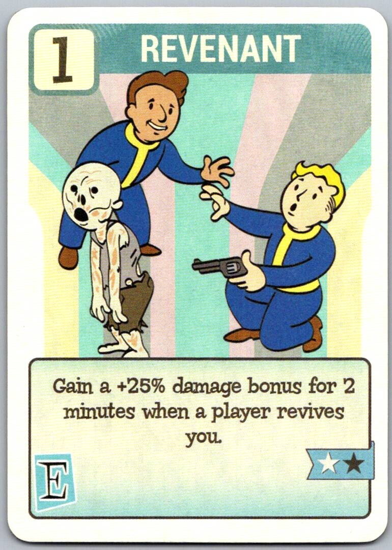 2019 Dynamite Fallout Series 2 - #PC-21 Revenant Perk Card