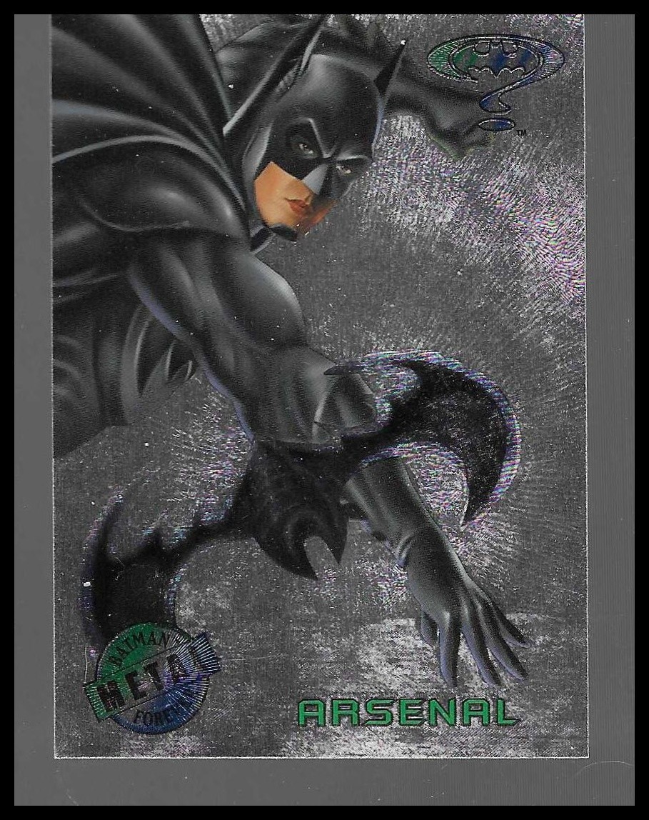 1995 Fleer Metal Batman Forever Silver Flasher Batman Arsenal #36
