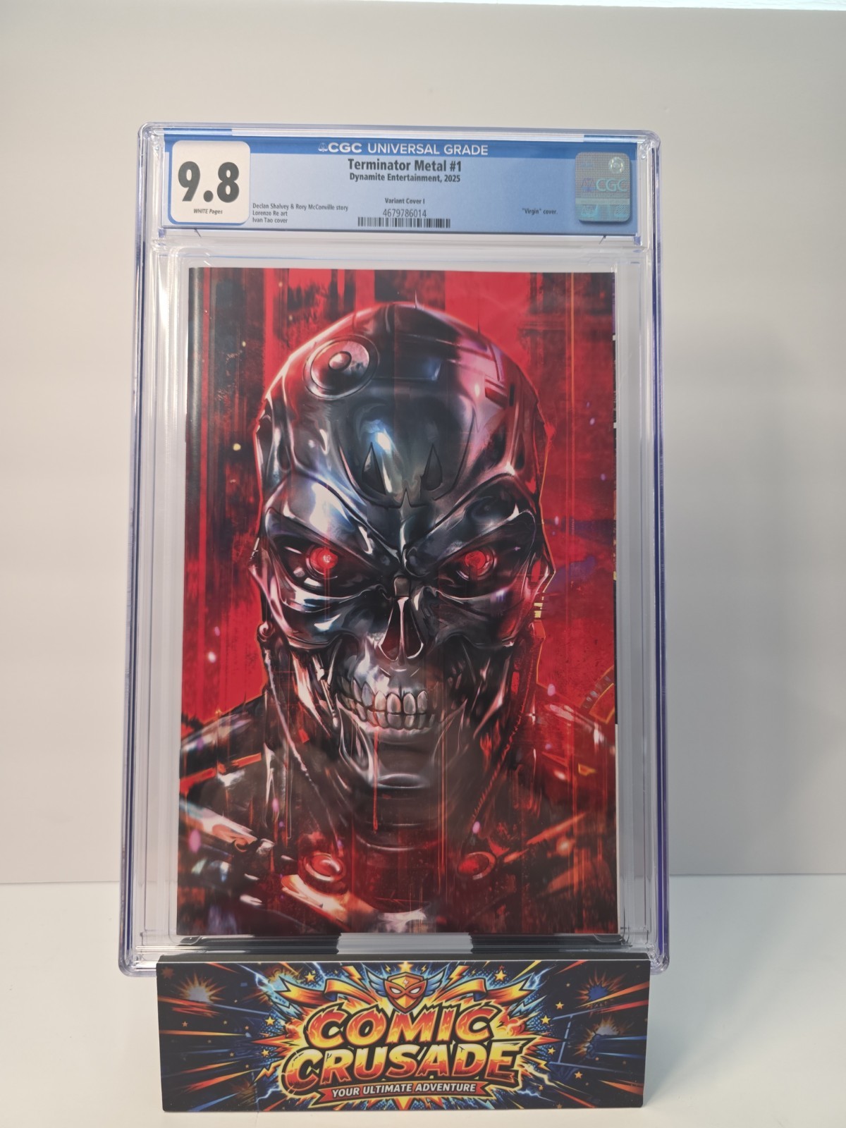 Terminator Metal 1 CGC 9.8 Tao Virgin Variant Cover up 9.8