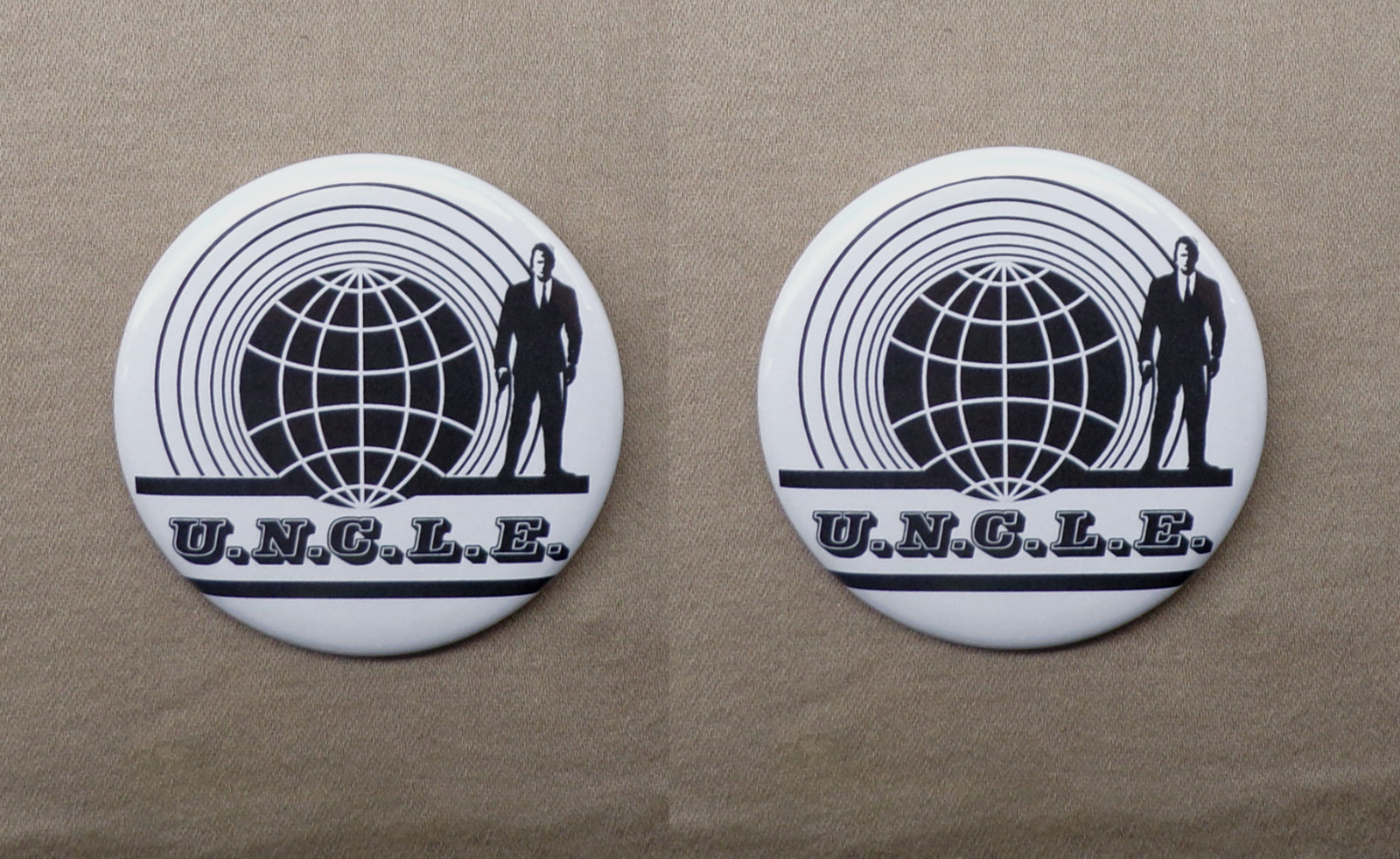 Man From UNCLE Large 2.25\