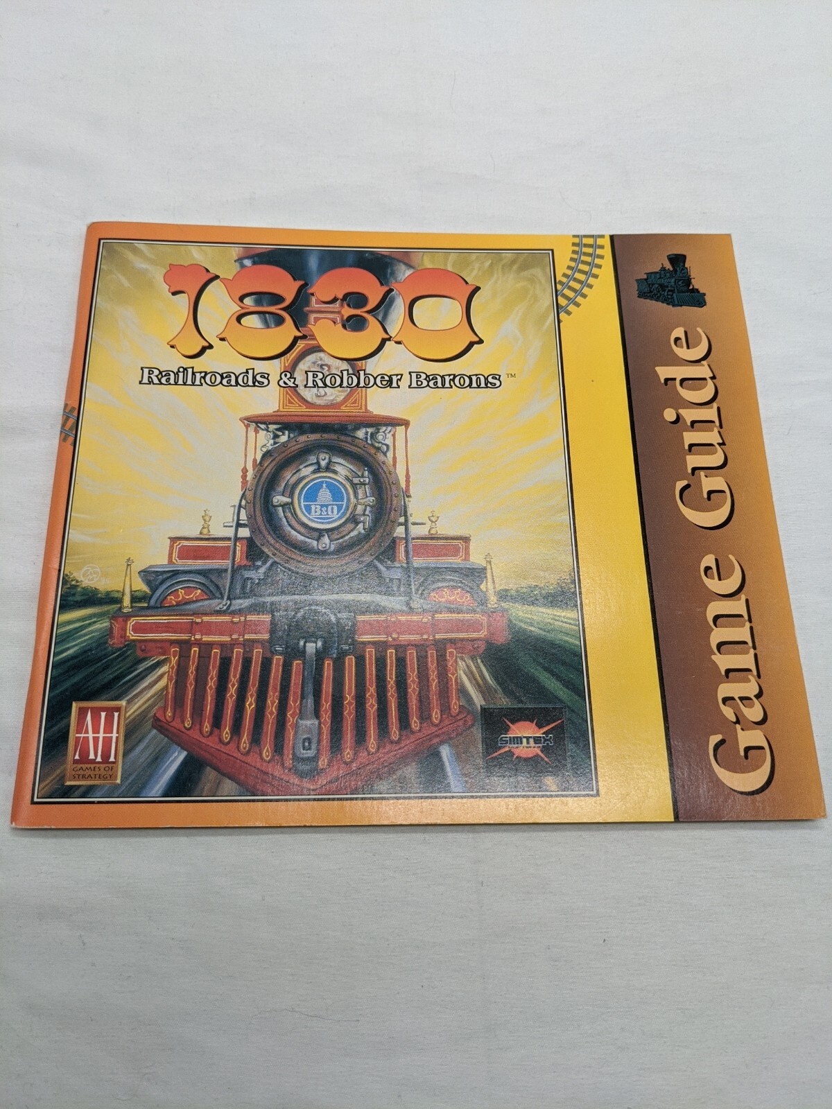 Avalon Hill 1830 Railroads And Robber Barons PC Manual Game Guide Only
