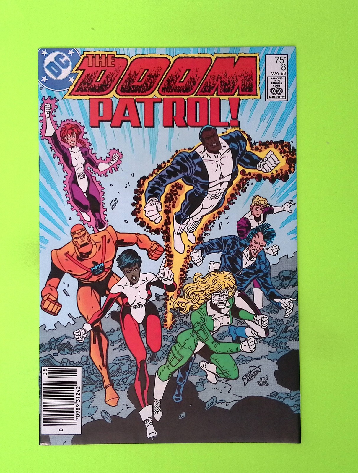 Doom Patrol #8 Vol. 2 1988 DC Comics Newsstand High Grade Comic Book X96-222