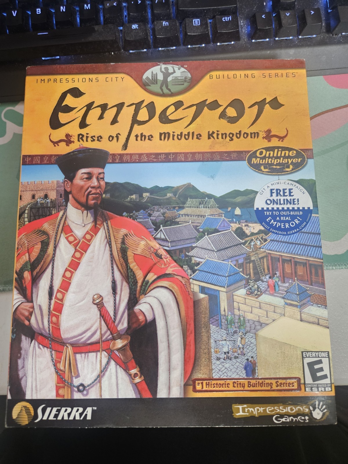 Emperor Rise of the Middle Kingdom Windows PC Big Box **TESTED** 