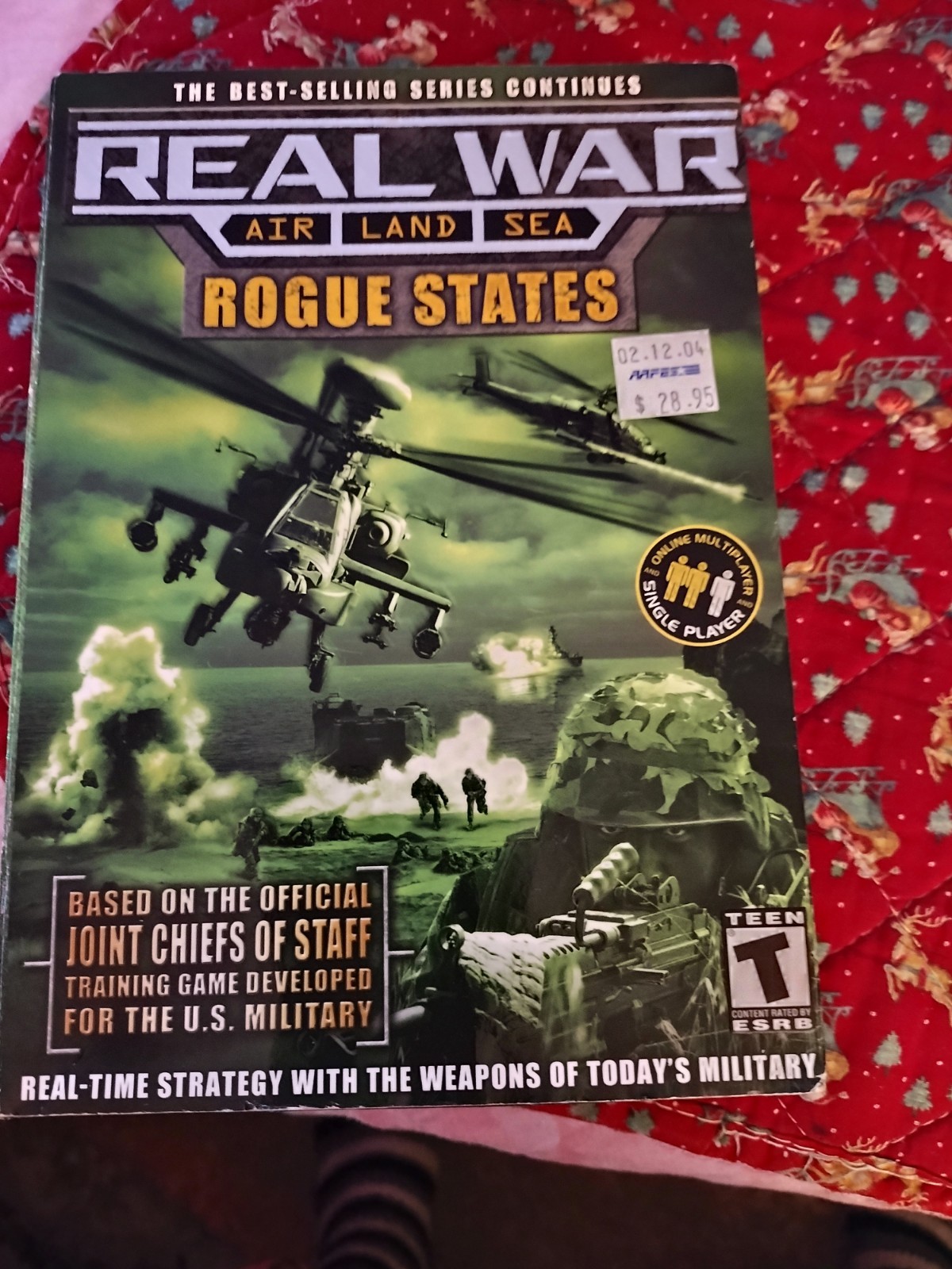 Real War - Rogue States  (PC, 2002, T) VIDEO GAME - COMPLETE IN BOX W/ MANUAL 