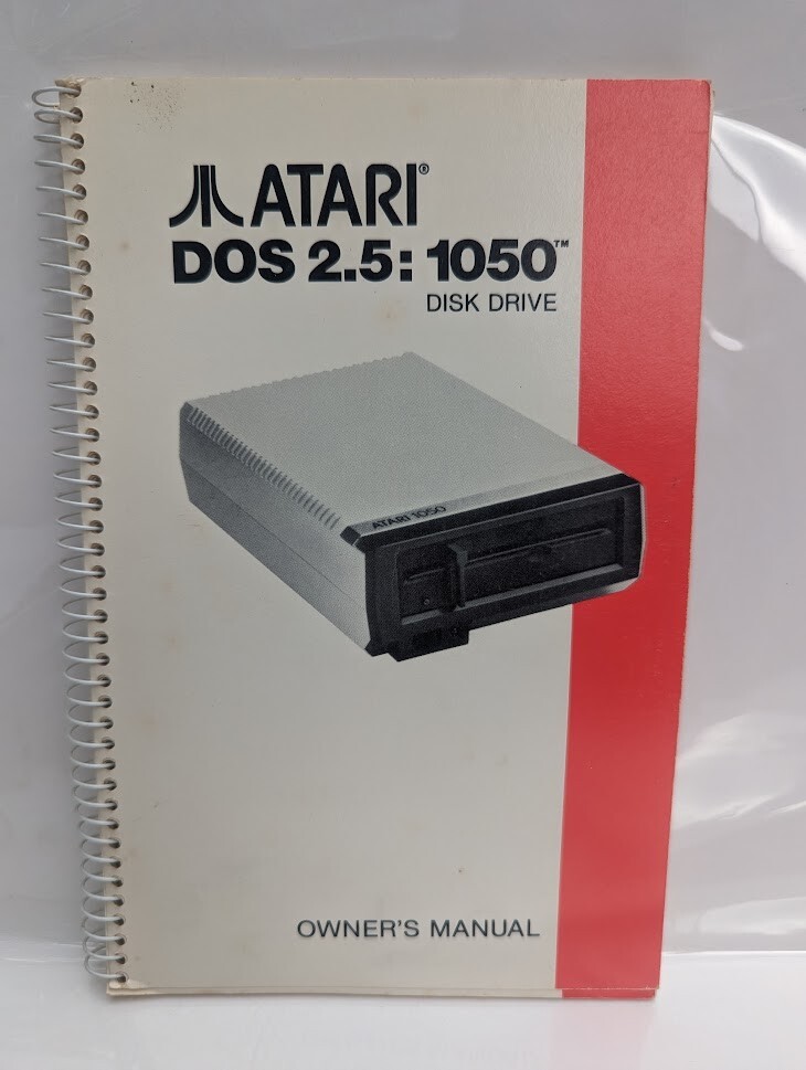 Atari 130XE Home Computer Owner's Manual - Spiral Bound - 1985 Vintage XE XEGS