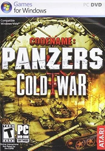 Codename: Panzers Cold War. ATARI PC Game Disc, Manual & Art - No Case