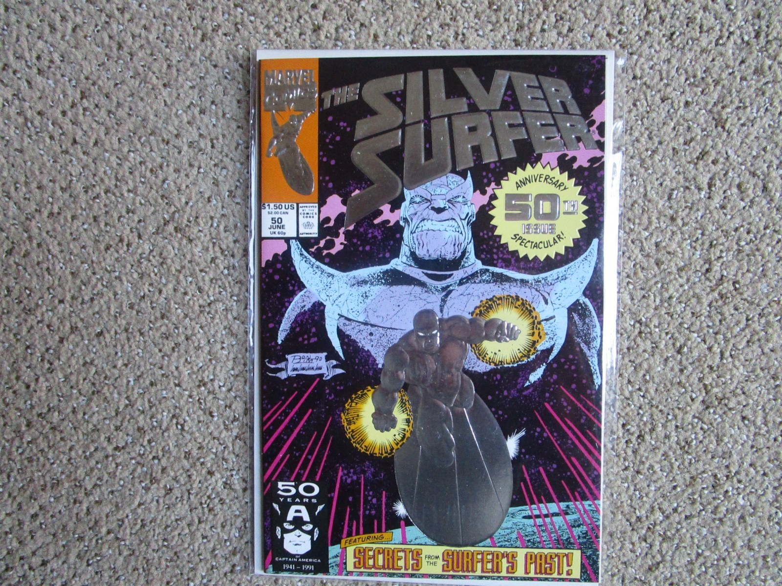 THE SILVER SURFER #50 - 50th ANNIVERSARY ISSUE - MARVEL COMICS