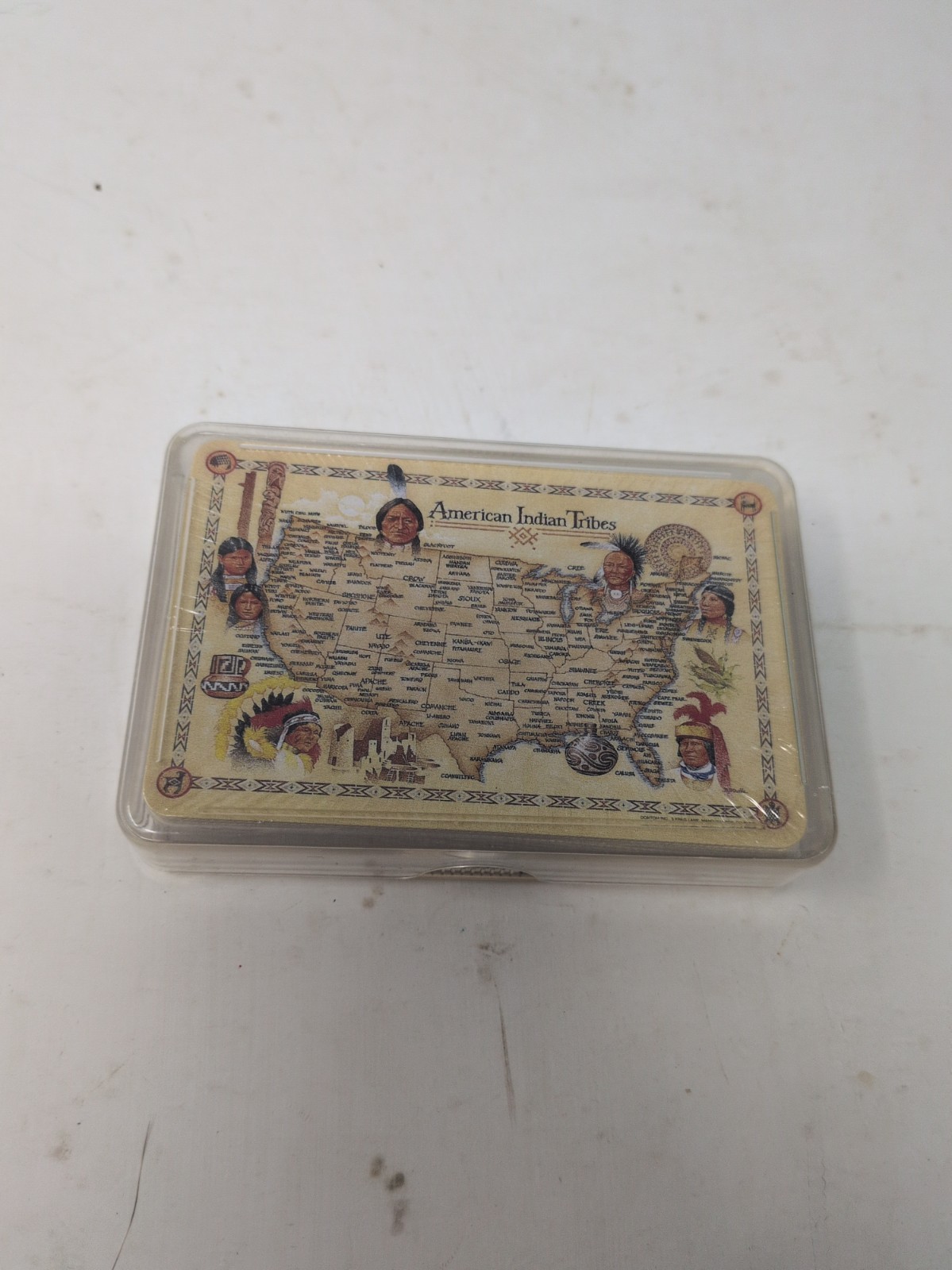 American Indian Tribes New Old Stock Vintage Playing Cards Sealed History