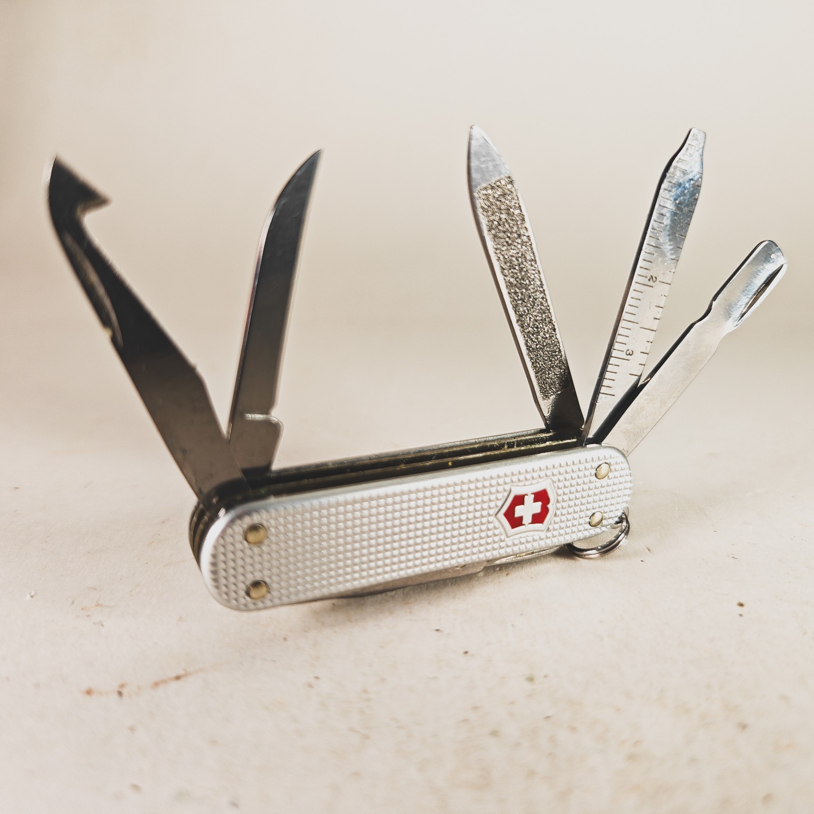 Victorinox MiniChamp Swiss Army Knife Silver Alox Multi Tool