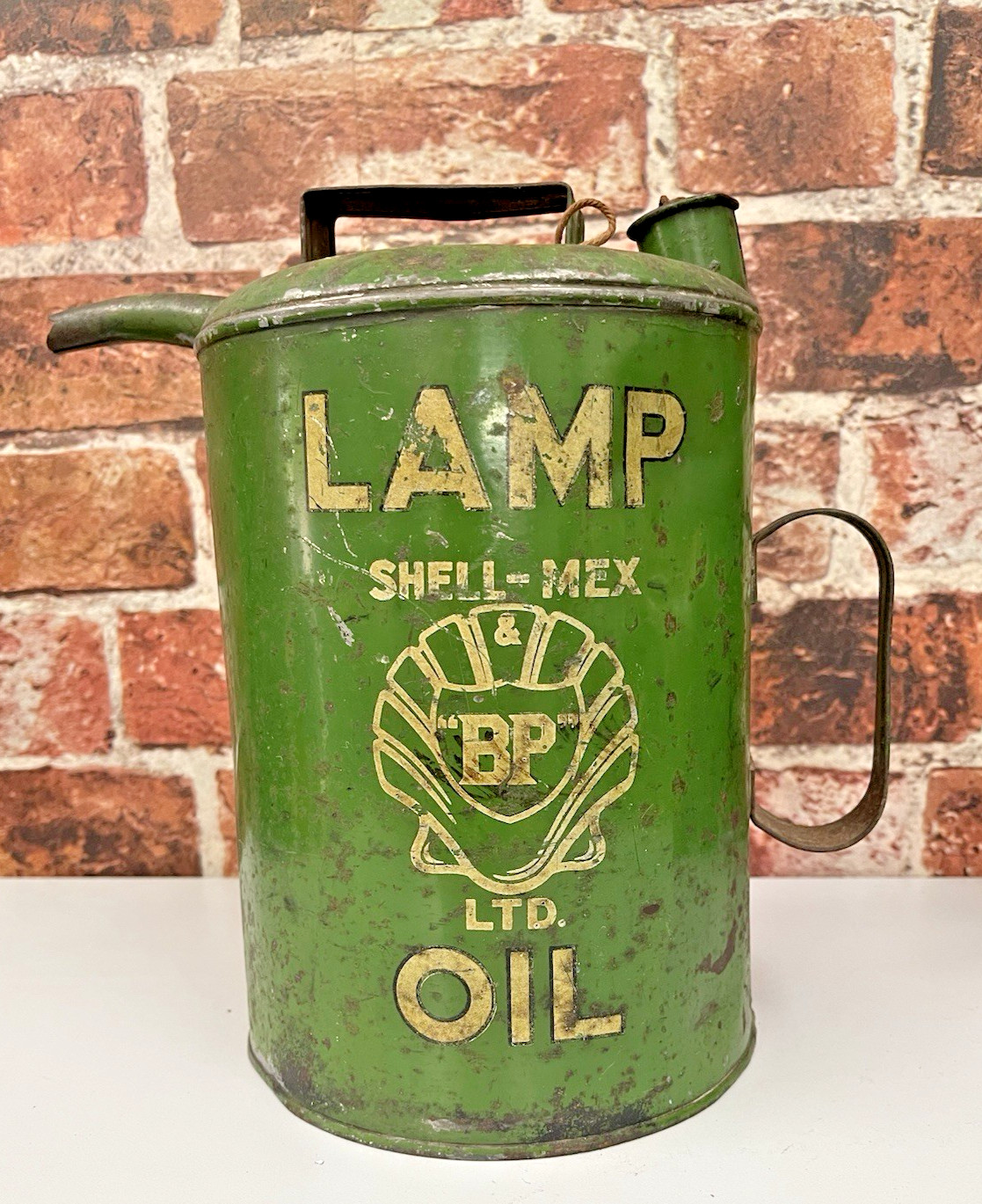 Shell-MEX Oil Can Petrol Automobilia same size as Castrol BP SHELL