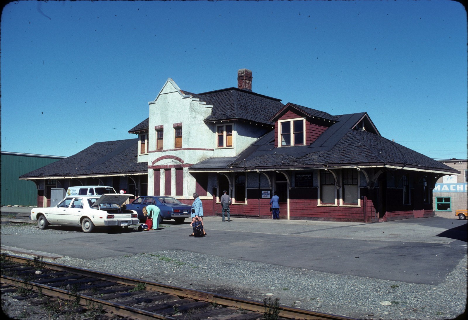 DI Station - E&N (CP) - Original Slide - Nanaimo, BC